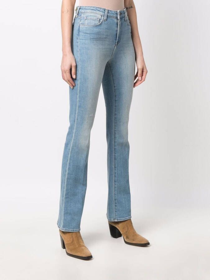 L'Agence Straight jeans Blauw