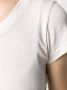 L'Agence T-shirt met diepe ronde hals Beige - Thumbnail 4