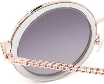 Lancel Adele zonnebril met rond montuur Blauw
