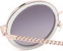 Lancel Adele zonnebril met rond montuur Blauw - Thumbnail 3