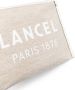 Lancel Clutch met logoprint Beige - Thumbnail 4