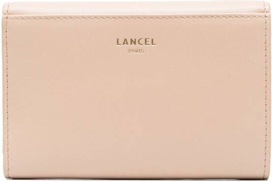 Lancel Compacte portemonnee Beige