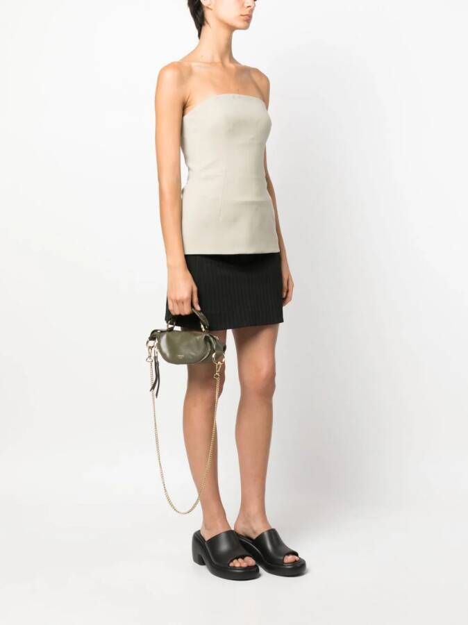 Lancel Crossbodytas met logo Groen