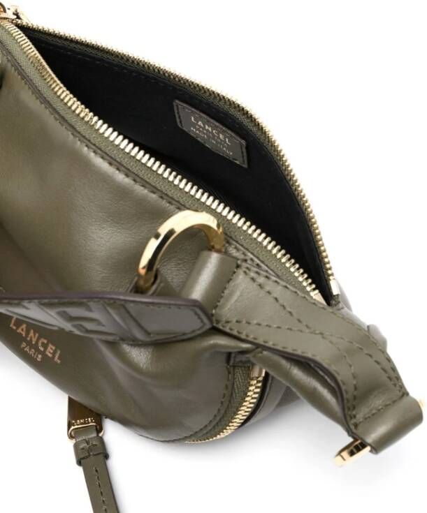 Lancel Crossbodytas met logo Groen