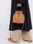 Lancel Leren bucket-tas Beige - Thumbnail 3