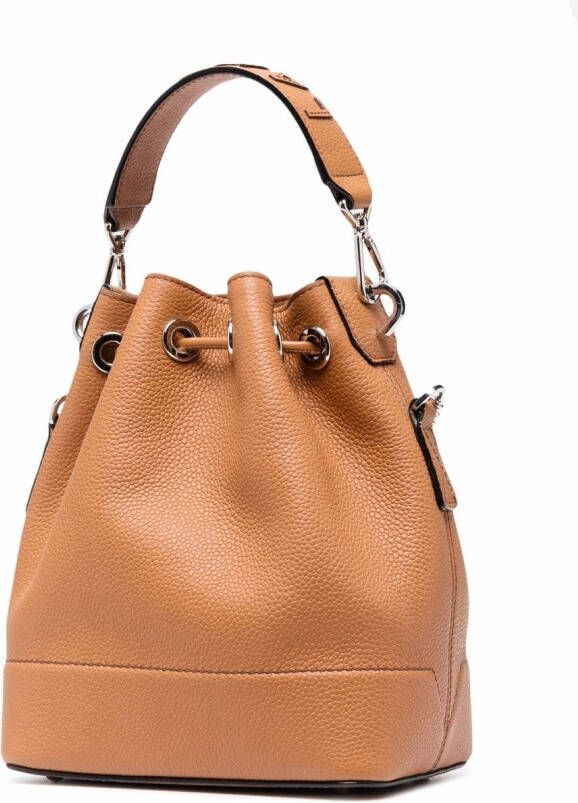 Lancel Leren bucket-tas Beige
