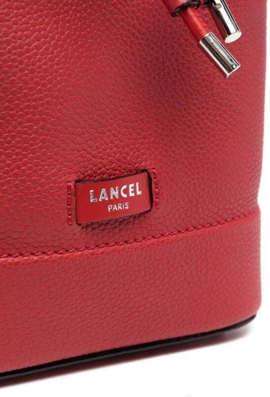 Lancel Leren bucket-tas Rood