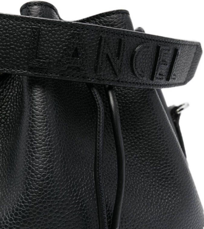 Lancel Leren bucket-tas Zwart