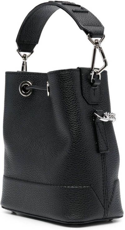 Lancel Leren bucket-tas Zwart