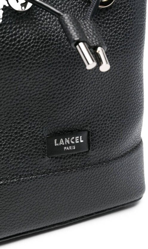 Lancel Leren bucket-tas Zwart