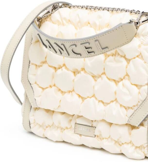 Lancel Leren shopper Beige