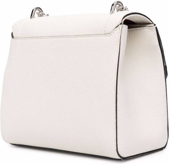 Lancel Leren shopper Wit