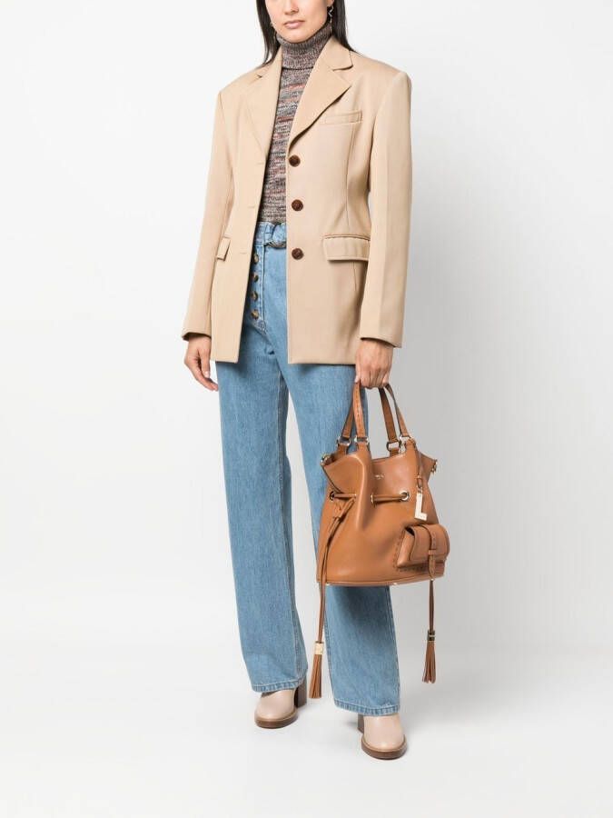 Lancel Premier Flirt medium bucket-tas Bruin