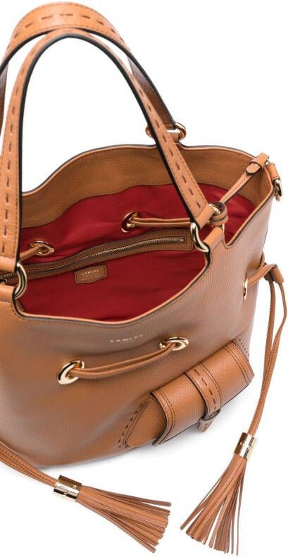Lancel Premier Flirt medium bucket-tas Bruin