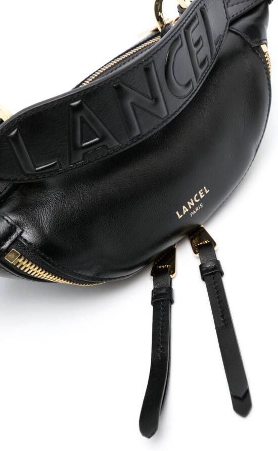 Lancel Origami crossbodytas met logo Zwart