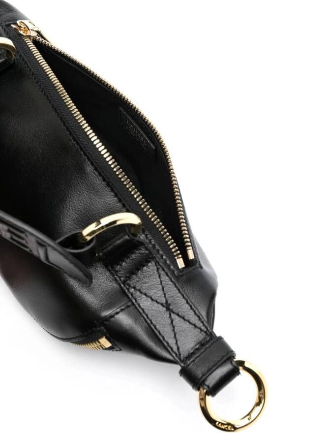 Lancel Origami crossbodytas met logo Zwart