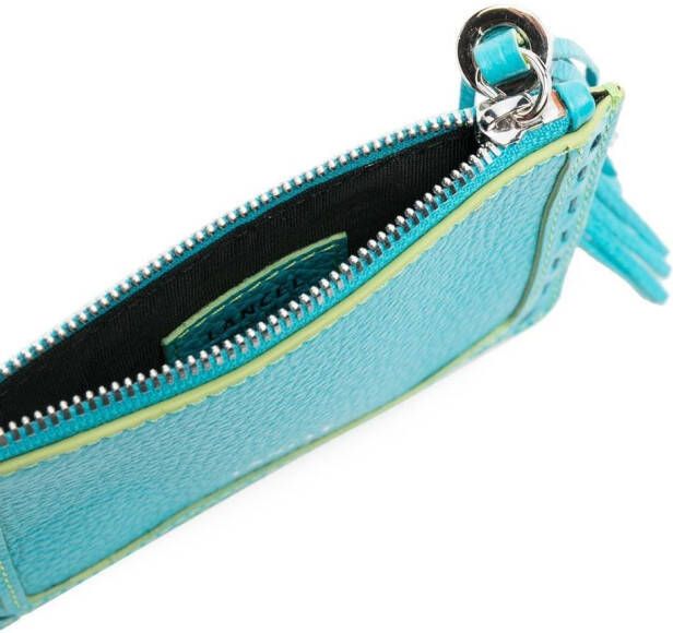 Lancel Pasjeshouder met kwastje Blauw