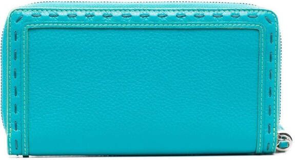 Lancel Portemonnee met kwastje Blauw