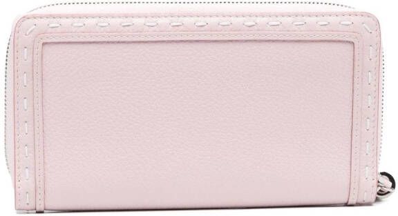 Lancel Portemonnee met kwastje Roze