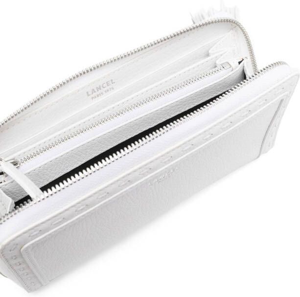 Lancel Portemonnee met kwastje Wit