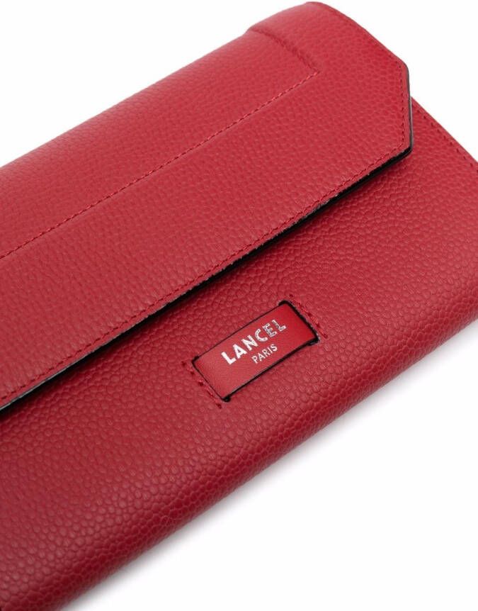 Lancel Schoudertas met afneembare band Rood