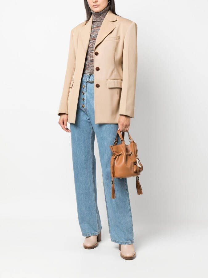Lancel Premier Flirt kleine bucket-tas Bruin