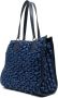 Lancel Summer shopper met bubbelpatroon Blauw - Thumbnail 3