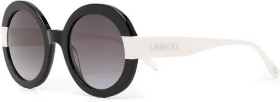 Lancel Zonnebril met rond montuur Zwart