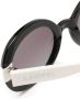 Lancel Zonnebril met rond montuur Zwart - Thumbnail 3
