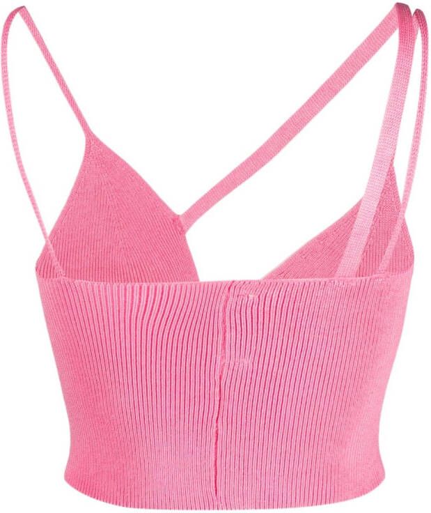 Laneus Asymmetrische top Roze