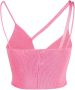 Laneus Asymmetrische top Roze - Thumbnail 2