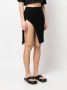 Laneus Asymmetrische midi-rok Zwart - Thumbnail 3