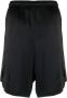 Laneus Shorts met elastische tailleband Zwart - Thumbnail 2