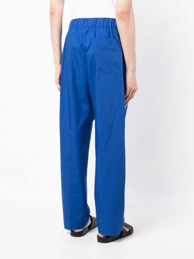 Laneus Straight broek Blauw