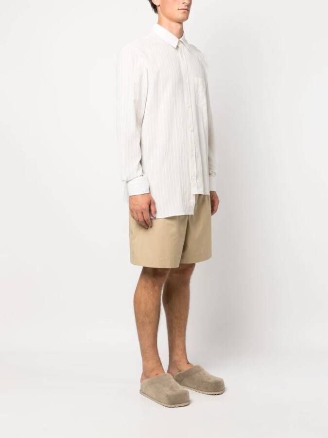 Lanvin Asymmetrisch overhemd Beige