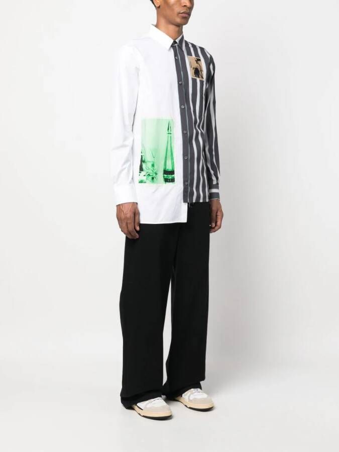 Lanvin Asymmetrisch overhemd Wit