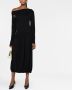 Lanvin Asymmetrische jurk Zwart - Thumbnail 2