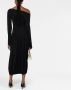 Lanvin Asymmetrische jurk Zwart - Thumbnail 4