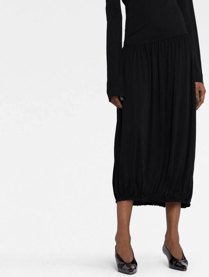 Lanvin Asymmetrische jurk Zwart