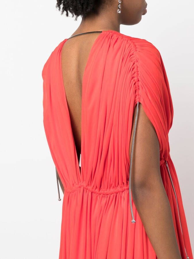 Lanvin Avondjurk met V-hals Rood