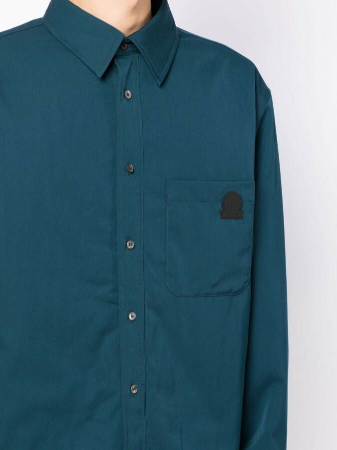 Lanvin Geplooid overhemd Blauw