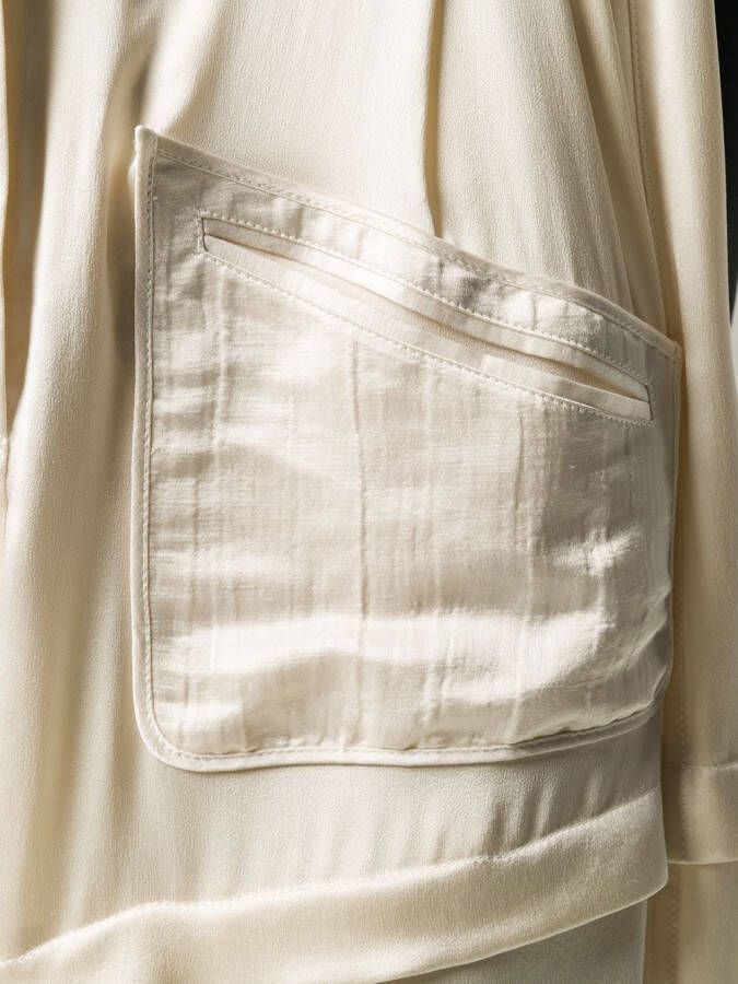 Lanvin Broek met wijde pijpen Beige