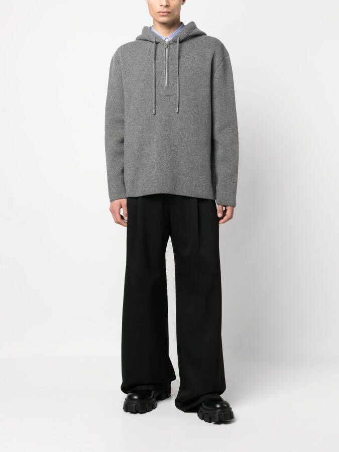 Lanvin Broek met wijde pijpen Zwart