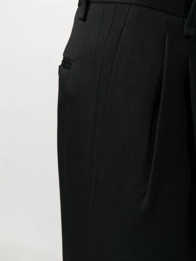 Lanvin Broek met wijde pijpen Zwart