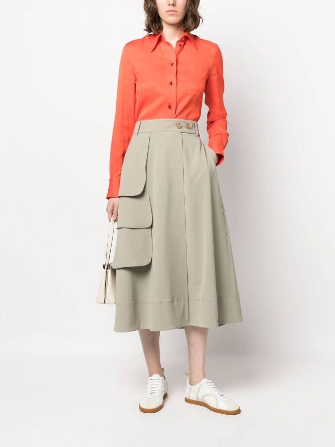 Lanvin Blouse met borstzak Oranje