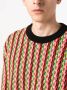 Lanvin Trui met chevron patroon Rood - Thumbnail 5