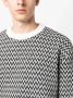 Lanvin Trui met chevron patroon Zwart - Thumbnail 5