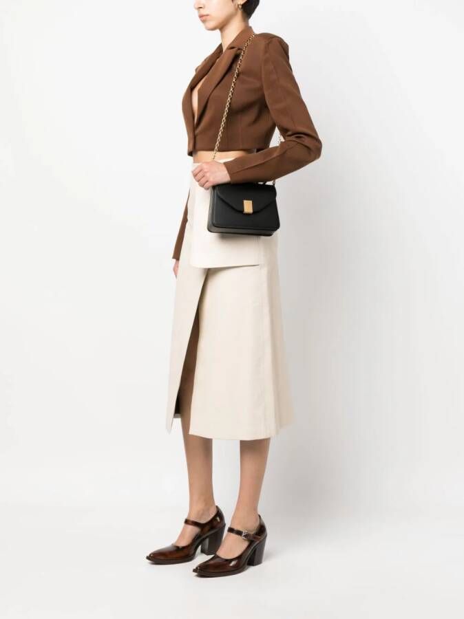 Lanvin Concerto leren crossbodytas Zwart