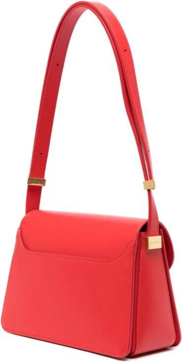Lanvin Concerto leren schoudertas Rood