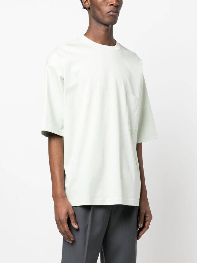 Lanvin T-shirt met ronde hals Groen